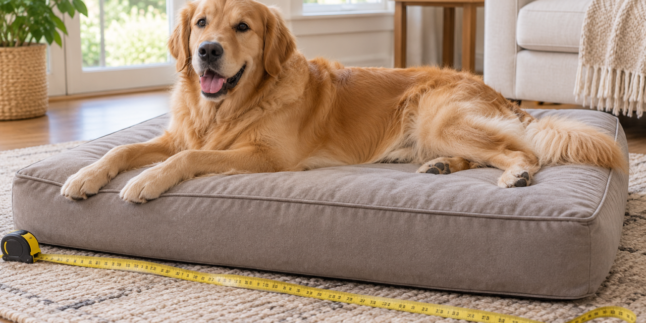 How to Choose the Right Bed Size for a Large Dog